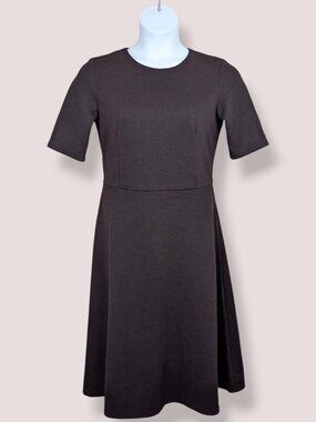 Ostin Red & Black A-Line Dress